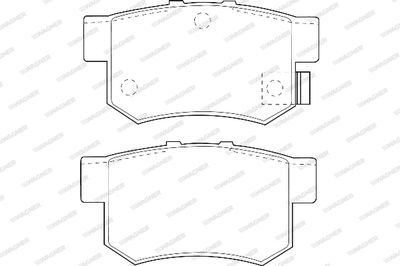 WBP21719A WAGNER Комплект тормозных колодок, дисковый тормоз