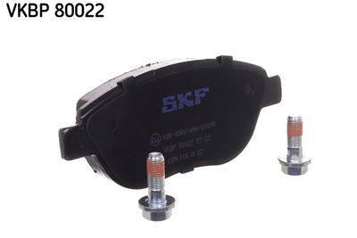 VKBP80022 SKF Комплект тормозных колодок, дисковый тормоз