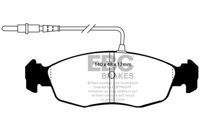 DP948 EBC Brakes Комплект тормозных колодок, дисковый тормоз