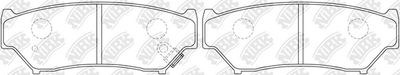 PN9301 NiBK Комплект тормозных колодок, дисковый тормоз