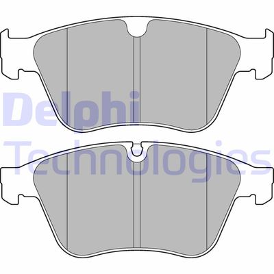 LP3176 DELPHI Комплект тормозных колодок, дисковый тормоз