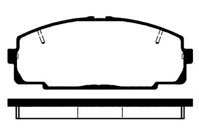 RA09870 RAICAM Комплект тормозных колодок, дисковый тормоз