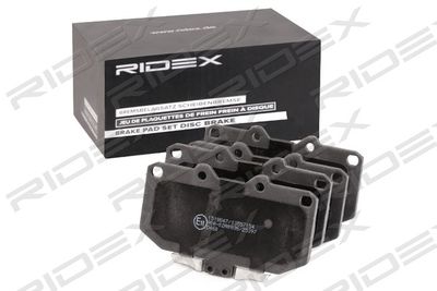 402B1281 RIDEX Комплект тормозных колодок, дисковый тормоз