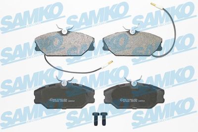 5SP258 SAMKO Комплект тормозных колодок, дисковый тормоз