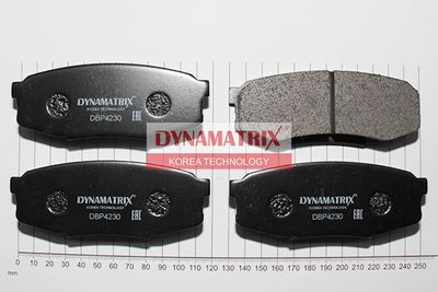 DBP4230 DYNAMATRIX Комплект тормозных колодок, дисковый тормоз