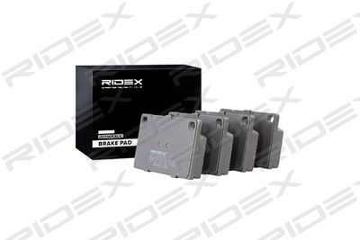 402B0403 RIDEX Комплект тормозных колодок, дисковый тормоз