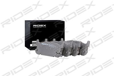 402B0879 RIDEX Комплект тормозных колодок, дисковый тормоз