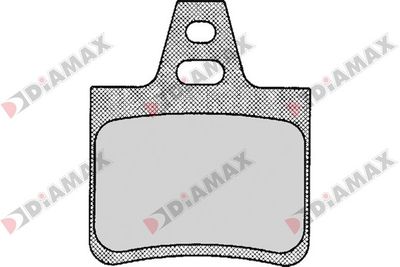N09148 DIAMAX Комплект тормозных колодок, дисковый тормоз