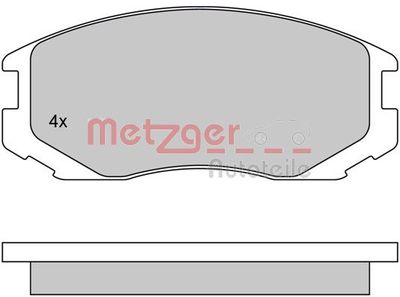 1170294 METZGER Комплект тормозных колодок, дисковый тормоз