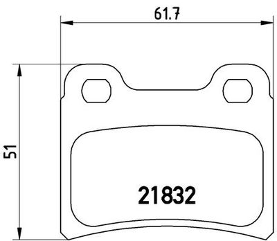 P24030 BREMBO Комплект тормозных колодок, дисковый тормоз