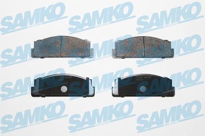 5SP489 SAMKO Комплект тормозных колодок, дисковый тормоз