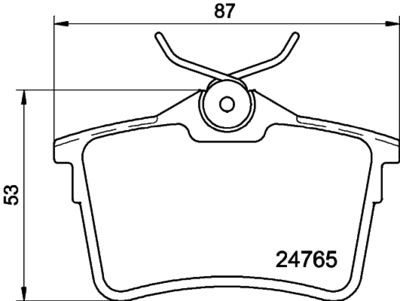 PCP1062 DON Комплект тормозных колодок, дисковый тормоз