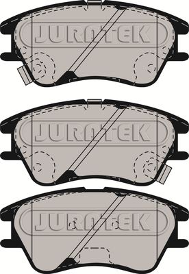 JCP8580 JURATEK Комплект тормозных колодок, дисковый тормоз