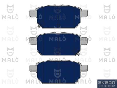 1051059 AKRON-MALÒ Комплект тормозных колодок, дисковый тормоз