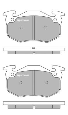 LVXL745 MOTAQUIP Комплект тормозных колодок, дисковый тормоз