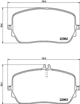 8DB355039211 HELLA Комплект тормозных колодок, дисковый тормоз