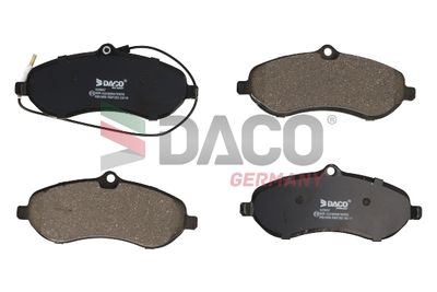 320607 DACO Germany Комплект тормозных колодок, дисковый тормоз