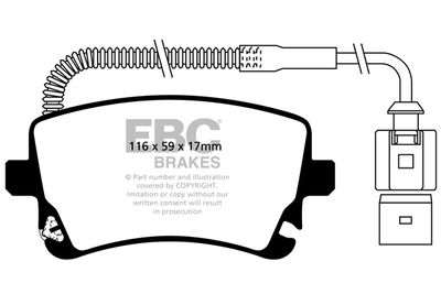 DP21470 EBC Brakes Комплект тормозных колодок, дисковый тормоз