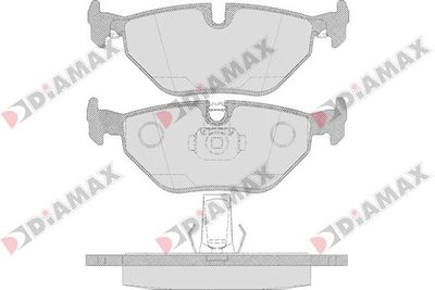 N09691 DIAMAX Комплект тормозных колодок, дисковый тормоз