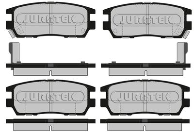 JCP804 JURATEK Комплект тормозных колодок, дисковый тормоз