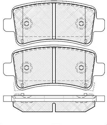 FP1430 FIT Комплект тормозных колодок, дисковый тормоз