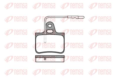 007604 REMSA Комплект тормозных колодок, дисковый тормоз