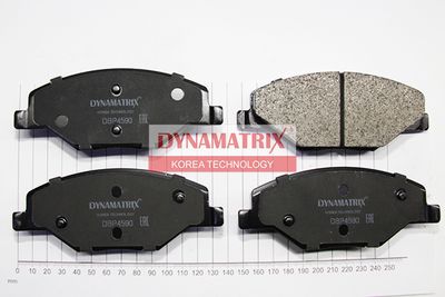 DBP4590 DYNAMATRIX Комплект тормозных колодок, дисковый тормоз