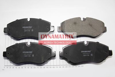 DBP1778 DYNAMATRIX Комплект тормозных колодок, дисковый тормоз