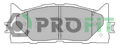 50002014 PROFIT Комплект тормозных колодок, дисковый тормоз