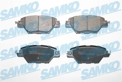 5SP2110 SAMKO Комплект тормозных колодок, дисковый тормоз