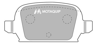 LVXL1114 MOTAQUIP Комплект тормозных колодок, дисковый тормоз
