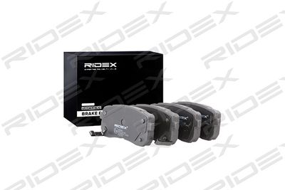 402B0667 RIDEX Комплект тормозных колодок, дисковый тормоз