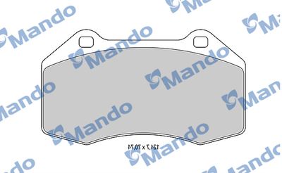 MBF015359 MANDO Комплект тормозных колодок, дисковый тормоз