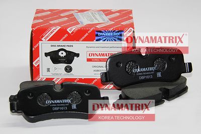 DBP1613 DYNAMATRIX Комплект тормозных колодок, дисковый тормоз