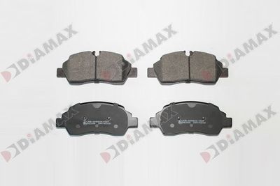 N09942 DIAMAX Комплект тормозных колодок, дисковый тормоз
