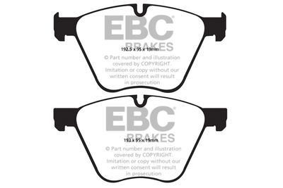 DP22007 EBC Brakes Комплект тормозных колодок, дисковый тормоз