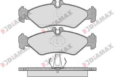 N09143 DIAMAX Комплект тормозных колодок, дисковый тормоз