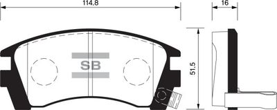 FBP1488 FI.BA Комплект тормозных колодок, дисковый тормоз