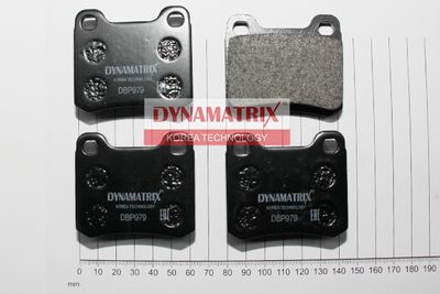 DBP979 DYNAMATRIX Комплект тормозных колодок, дисковый тормоз