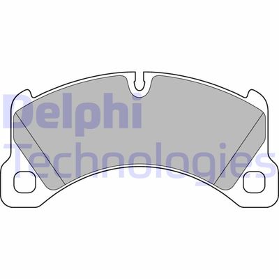 LP3193 DELPHI Комплект тормозных колодок, дисковый тормоз