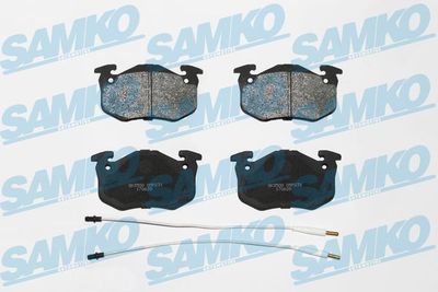 5SP231 SAMKO Комплект тормозных колодок, дисковый тормоз
