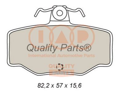 70413083 IAP QUALITY PARTS Комплект тормозных колодок, дисковый тормоз