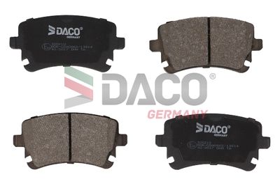 320210 DACO Germany Комплект тормозных колодок, дисковый тормоз