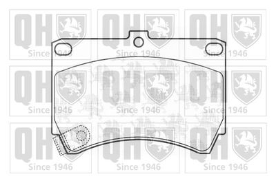 BP567 QUINTON HAZELL Комплект тормозных колодок, дисковый тормоз