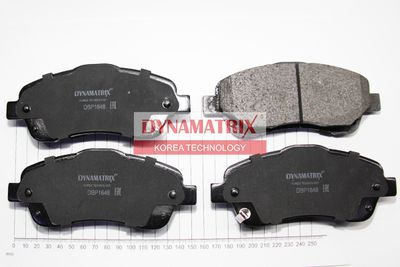 DBP1648 DYNAMATRIX Комплект тормозных колодок, дисковый тормоз