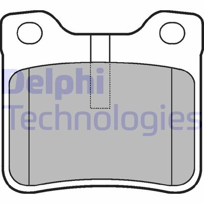 LP991 DELPHI Комплект тормозных колодок, дисковый тормоз