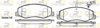 2144201 ROADHOUSE Комплект тормозных колодок, дисковый тормоз