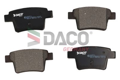 322573 DACO Germany Комплект тормозных колодок, дисковый тормоз