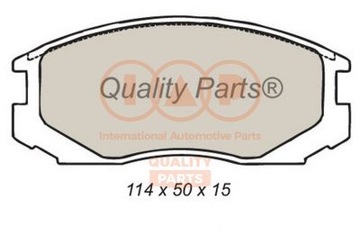 70403097 IAP QUALITY PARTS Комплект тормозных колодок, дисковый тормоз