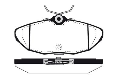 RA11830 RAICAM Комплект тормозных колодок, дисковый тормоз